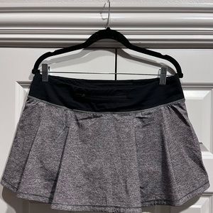 Lululemon Pace Rival Skirt Gray size 10